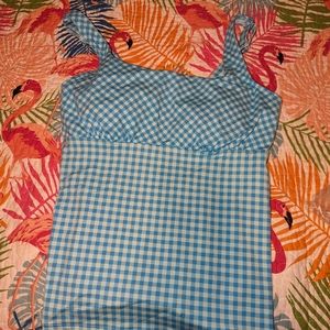 NWT Lands End 12DD tankini top